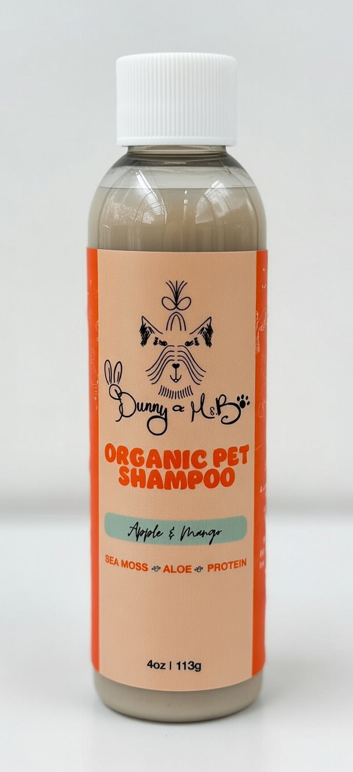 Organic Pet Shampoo - Apple & Mango (16 oz)